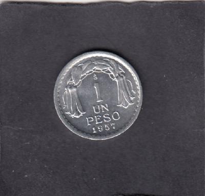 Beschrijving: 1 Peso O'HIGGINS  